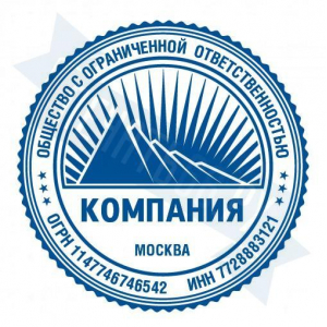 Макет печати для ООО с индивидуальным дизайном №99