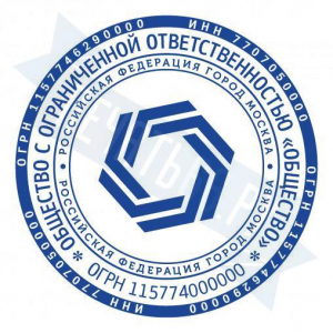 Макет печати для ООО с логотипом №14