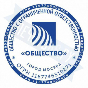 Макет печати для ООО с логотипом №19